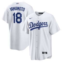 Men's Baseball team Yoshinobu Yamamoto White Home Player Jersey
