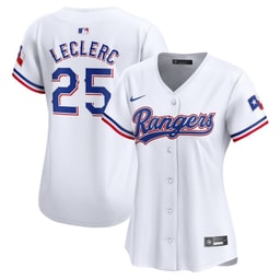 Jos? Leclerc 25 Baseball team Women Home Limited Player Jersey - White