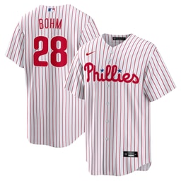 Men's Baseball team Alec Bohm White Player Jersey