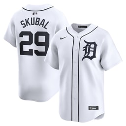 Tarik Skubal 29 Baseball team Home Limited Player Men's Jersey - White