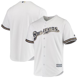 Men's Baseball team Majestic White Team Official Jersey