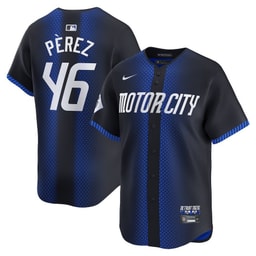Wenceel Perez 46 Baseball team 2024 City Connect Limited Men's Jersey - Navy
