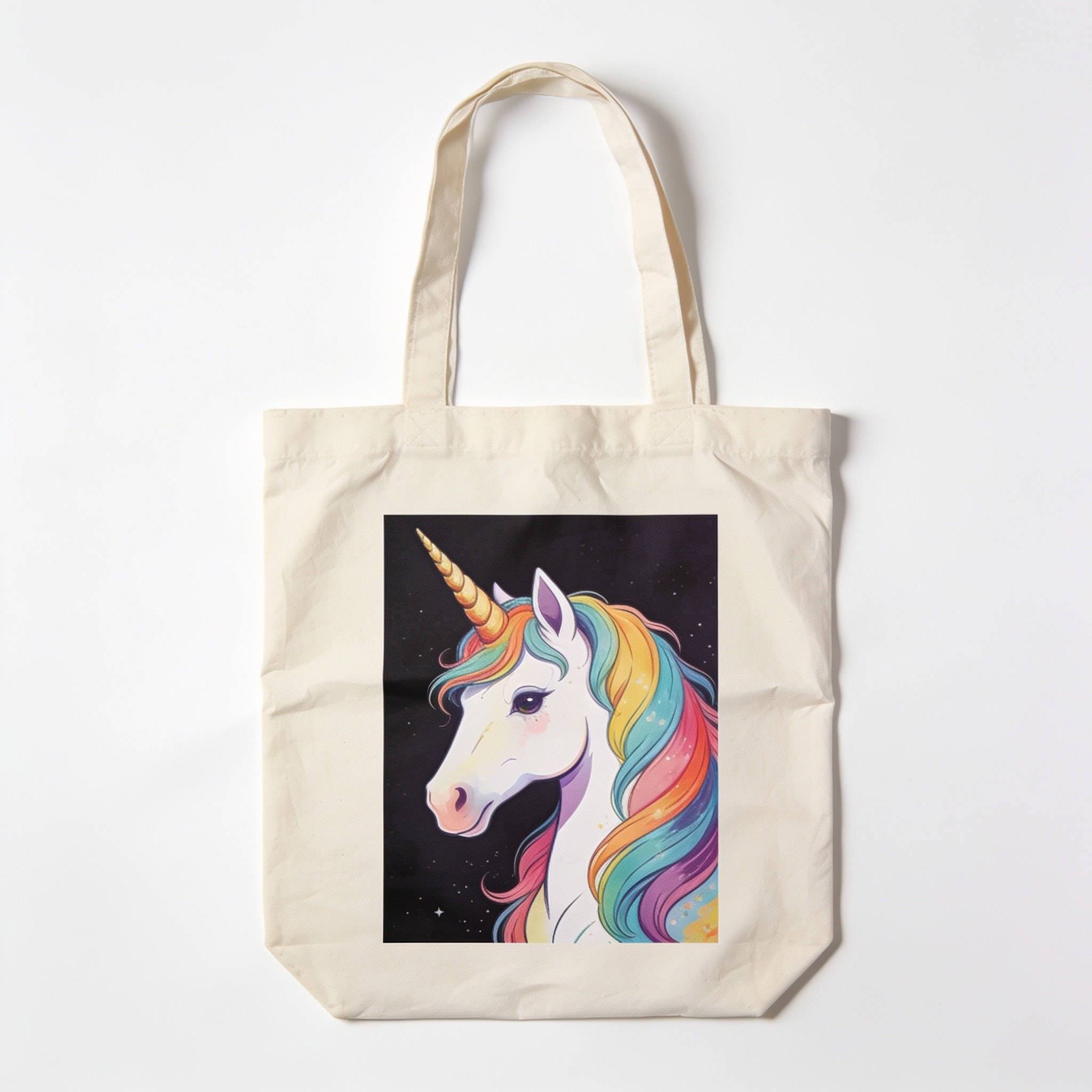 Missing Unicorn Tote Bag - Premium 100% Cotton Canvas