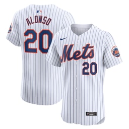 Men's Baseball team Pete Alonso White Home Elite Jersey