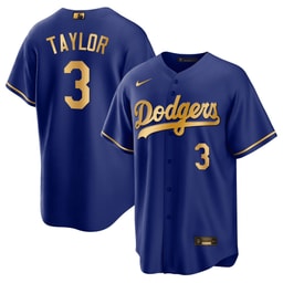 Chris Taylor 3 Baseball team Baseball Men's Jersey - Cool Royal Gold