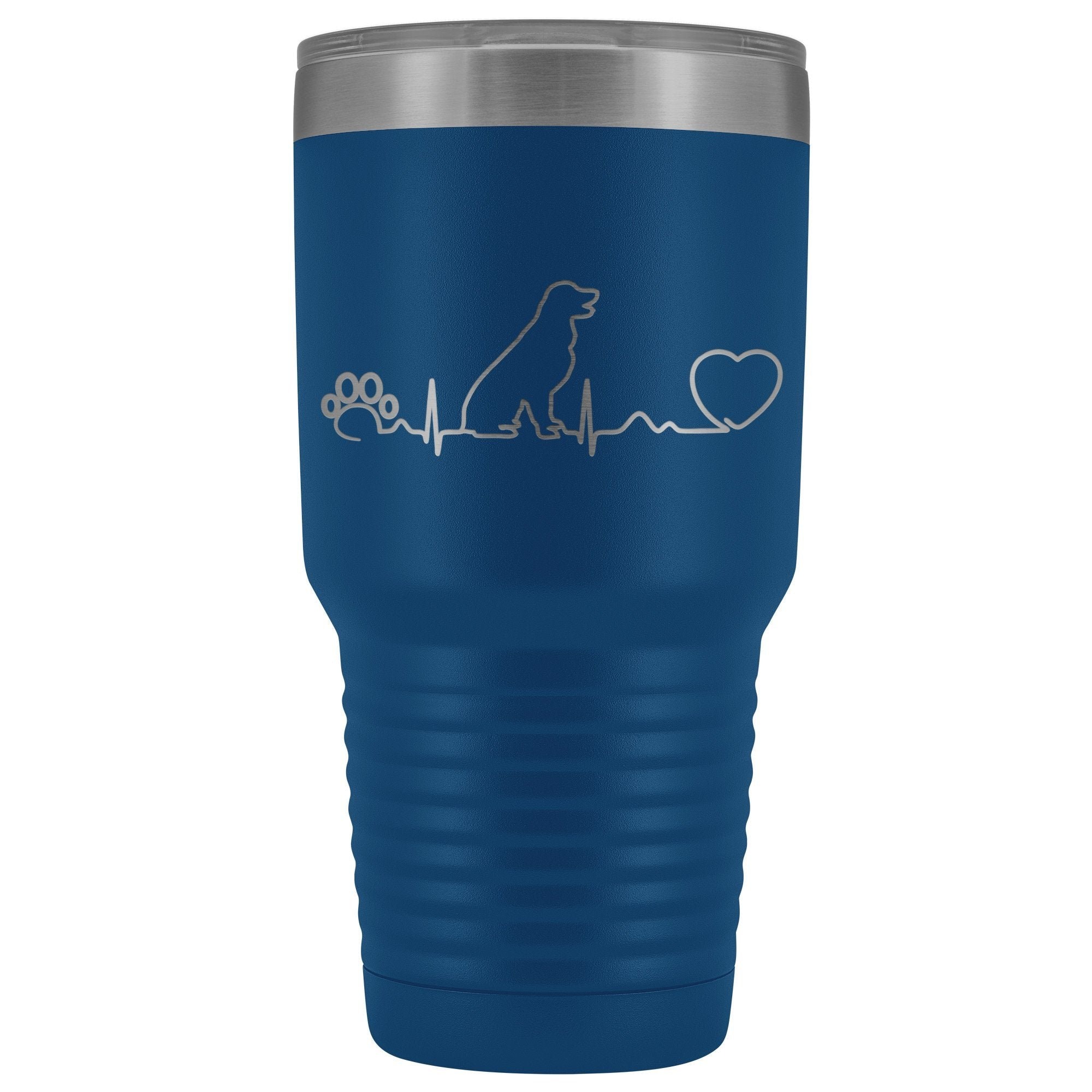 Dogs - Dog heartbeat 30oz Vacuum Tumbler