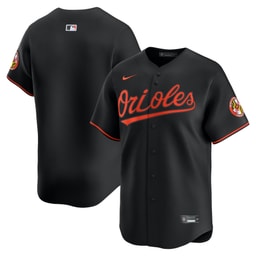 Men's Baseball team Limited Black Alternate Blank Jersey