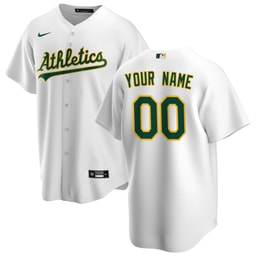 Youth Baseball team White Home Custom Jersey