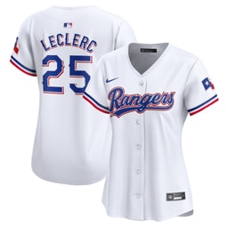 Women's Baseball team Jos? Leclerc White Home Limited Player Jersey