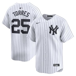 Gleyber Torres 25 Baseball team Home Limited Player Men's Jersey - White