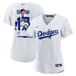 Baseball player 17 Baseball team Signed Number 2023 Home Women's Jersey - White