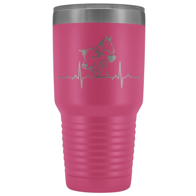 Animals Heartbeat 30oz Vacuum Tumbler