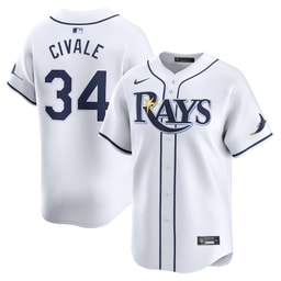 Aaron Civale 34 Baseball team Home Limited Player Men's Jersey - White
