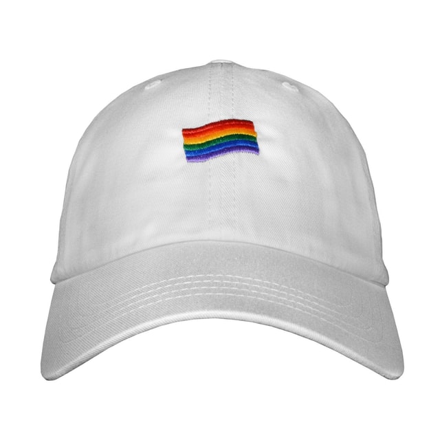 Pride Flag Dad hat