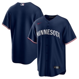 Baseball team Team Logo Alternate Men's Jersey - Navy
