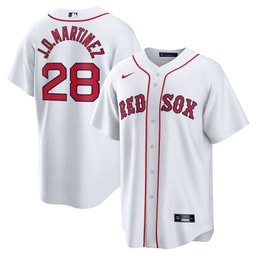 J.D. Martinez 28 Baseball team Home Men's Jersey - White