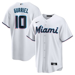 Men's Baseball team Yuli Gurriel White Player Jersey