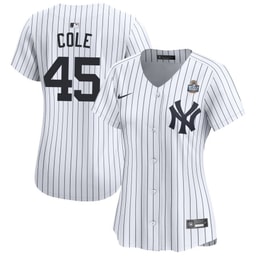 Gerrit Cole 45 Baseball team 2024 World Series Home Limited Women's Jersey - White