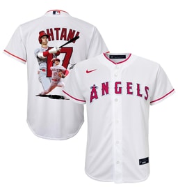 Baseball player 17 Baseball team Signed Decisive Blow 2023 Home Youth Jersey - White