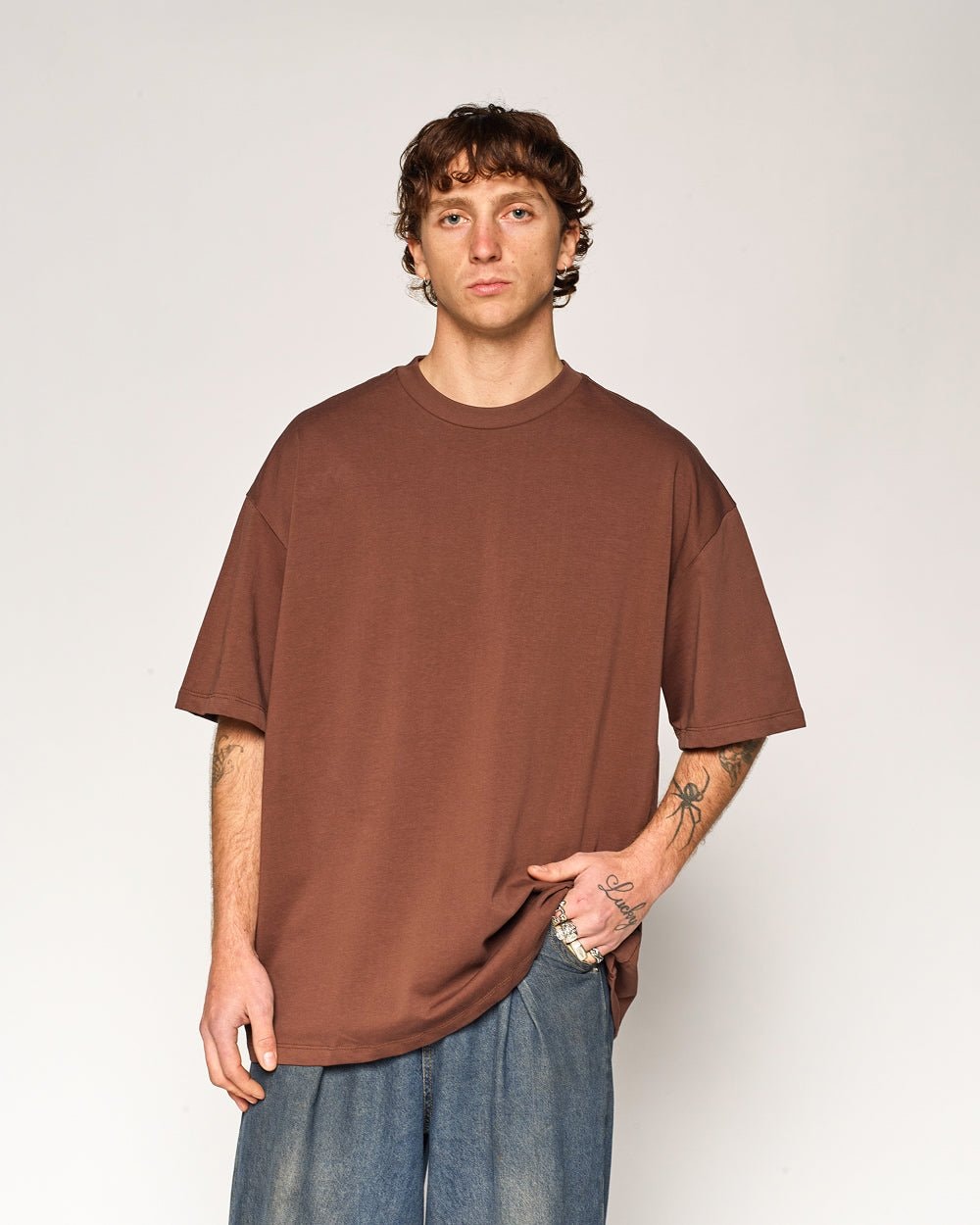 Oversized Unisex Tee - 90s Boxy Fit, Dropped Shoulders, 100% Combed Cotton 275 GSM
