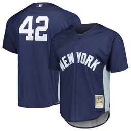 Men's Baseball team Mariano Rivera Apparel brand Navy Cooperstown Collection 2009 Batting Practice Jersey