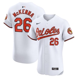 Ryan McKenna 26 Baseball team Home Elite Player Men's Jersey - White