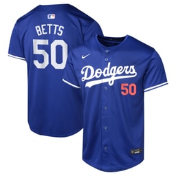 Youth Baseball team Mookie Betts Royal Alternate Limited Player Jersey