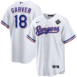 Mitch Garver 18 Baseball team 2023 World Series Stitched Baseball Jersey - White