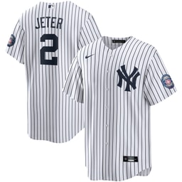 Men's Baseball team Derek Jeter 2020 Hall of Fame Induction Home Player Name Jersey, White/Navy