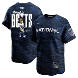 Mookie Betts 50 Baseball team Signed Cartoon 2023 All-Star Game Limited Player Men's Jersey - Royal