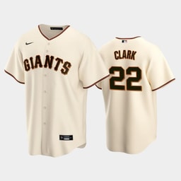 22 Will Clark Cream Baseball team Home Jersey