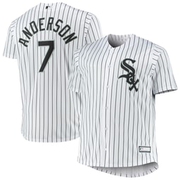Men's Baseball team Tim Anderson Big & Tall Player Jersey, White