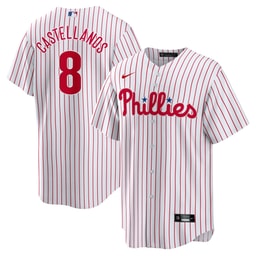 Men's Baseball team Nick Castellanos White Player Jersey