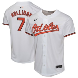 Jackson Holliday 7 Baseball team Home Game YOUTH Jersey - White