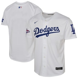 Baseball team 2024 World Series Champions Home Limited Youth Jersey - White