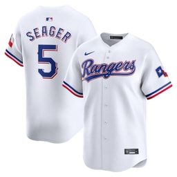 Men's Baseball team Corey Seager White Home Limited Player Jersey