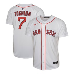 Masataka Yoshida 7 Baseball team Home YOUTH Player Jersey - White