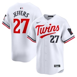 Ryan Jeffers 27 Baseball team Home Limited Player Men's Jersey - White