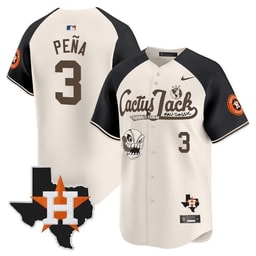 Jeremy Pena 3 Baseball team Cactus Jack Foundation Fall Classic Limited Jersey - Men