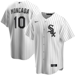 Youth Baseball team Yoan Moncada White Alternate Player Jersey
