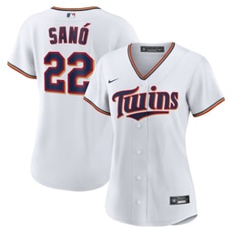 Miguel Sano 22 Baseball team Women's Home Player Jersey - White