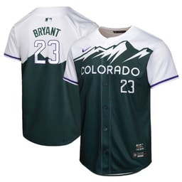 Kris Bryant 23 Baseball team City Connect Limited Youth Jersey - Green