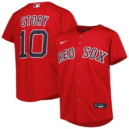 Youth Baseball team Trevor Story Red Alternate Player Jersey
