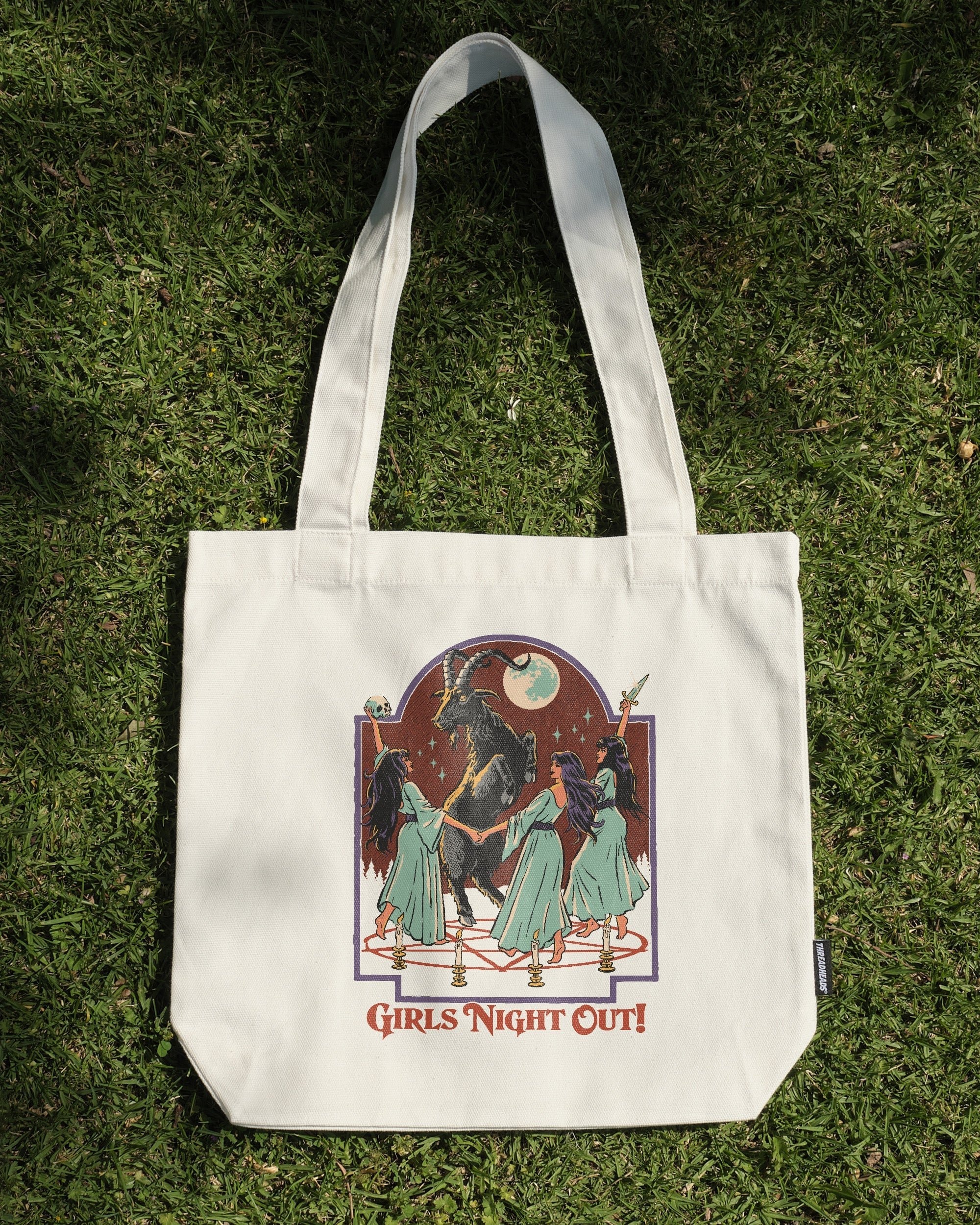 Girls Night Out Tote Bag by Steven Rhodes - Premium 100% Cotton Canvas