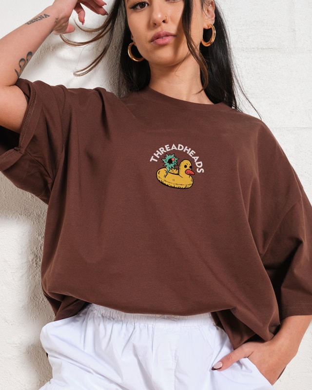 Another Fine Day Oversized Graphic Tee - Unisex 90s Boxy Fit 100% Combed Cotton