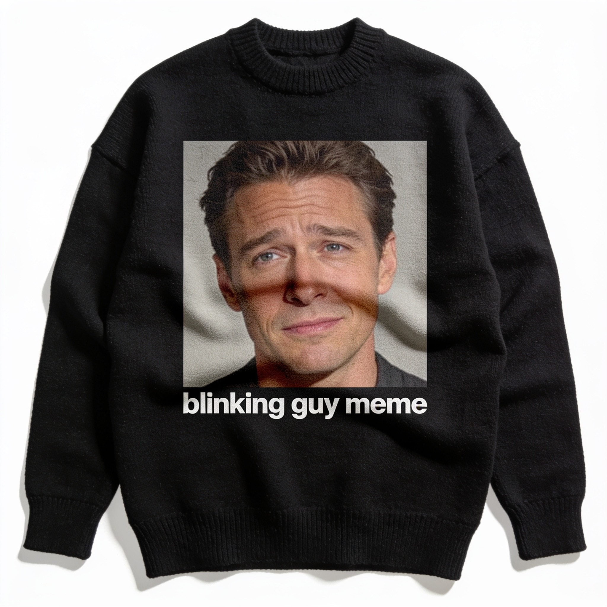 Blinking Guy Meme Ugly Sweater