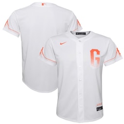Baseball team Youth City Connect Jersey - White