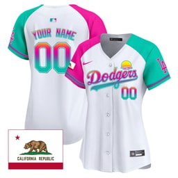 Baseball team 2024 Los Angeles City Style California Republic Patch Custom Women's Jersey - Alternate