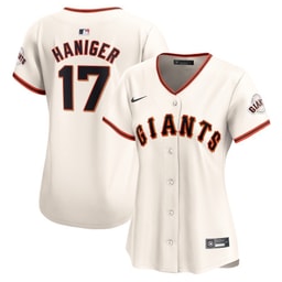 Mitch Haniger 17 Baseball team Women's Home Limited Player Jersey - Cream