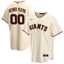 Men's Baseball team Cream Home Pick-A-Player Retired Roster Jersey